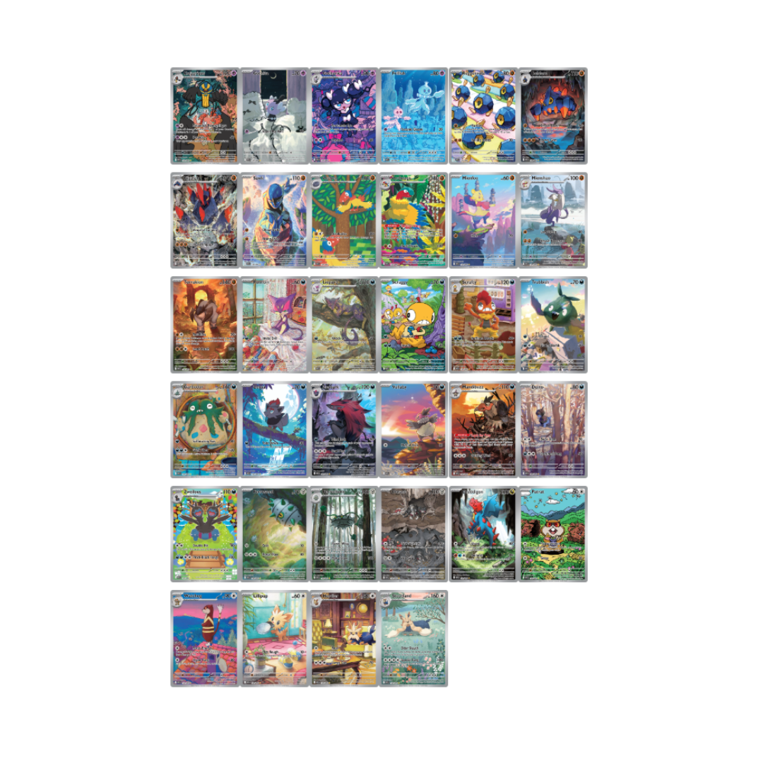 White Flare AR full art set Japans