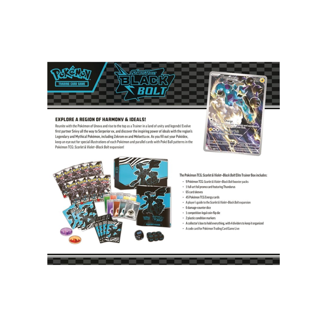 Pokémon TCG - Black Bolt - Elite Trainer Box