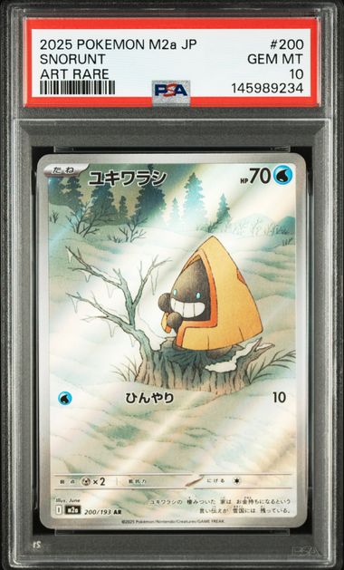 Pokémon TCG - Snorunt 200 - PSA 10