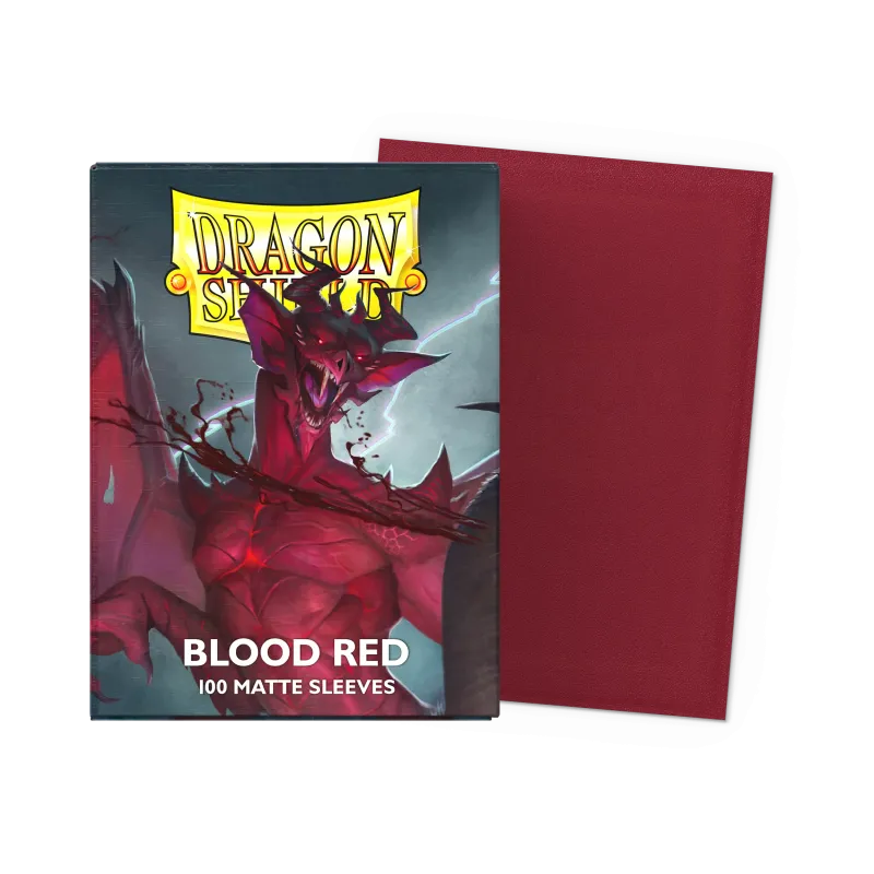 Dragon Shield - Blood Red - Matte Sleeves