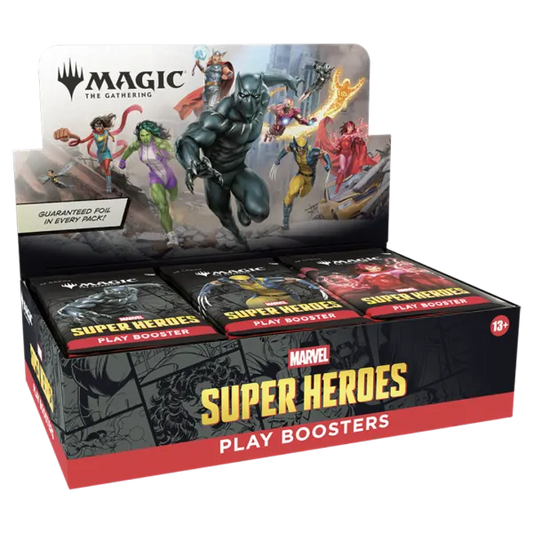 Magic The Gathering - Marvel Super Heroes - Play Booster Display