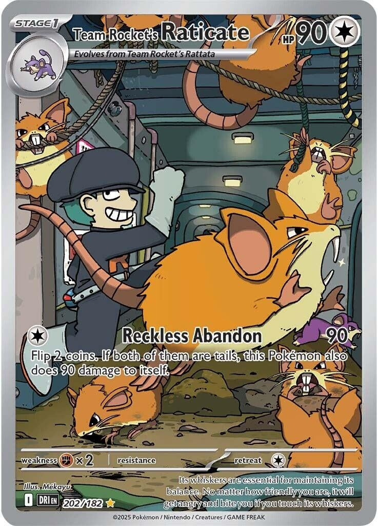 Team Rocket's Raticate [202/182] (SV10: Destined Rivals)