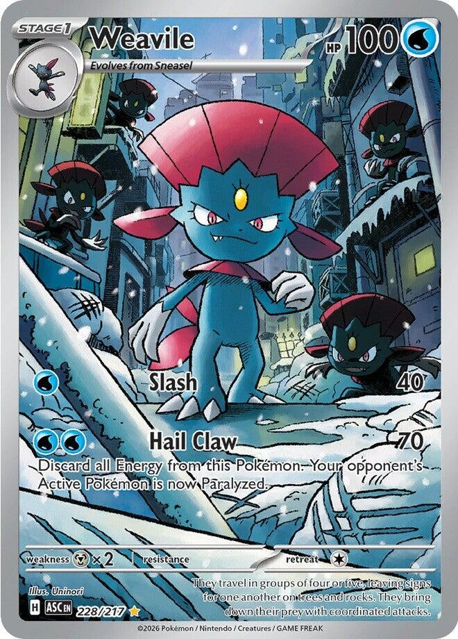Weavile [228/217] (ME: Ascended Heroes)