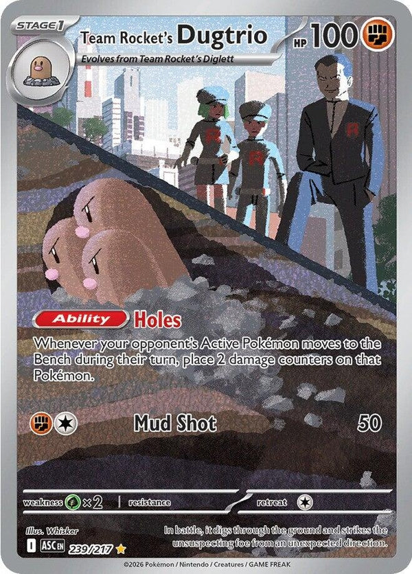 Team Rocket's Dugtrio [239/217] (ME: Ascended Heroes)