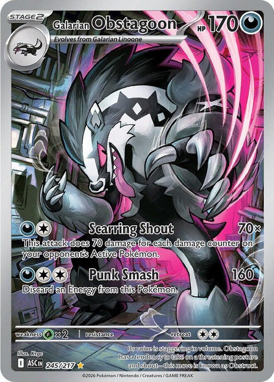 Galarian Obstagoon [245/217] (ME: Ascended Heroes)