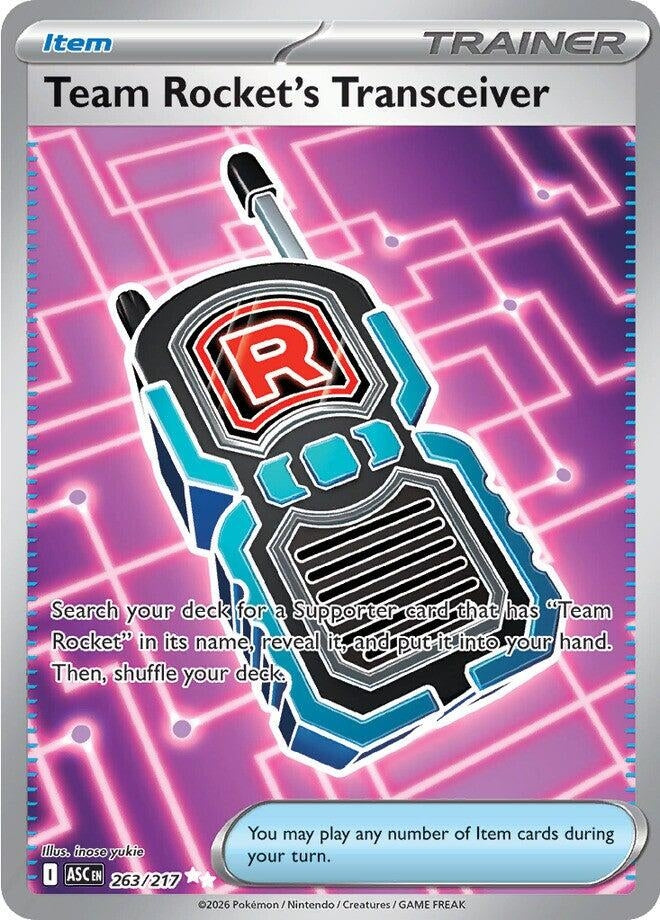 Team Rocket's Transceiver [263/217] (ME: Ascended Heroes)