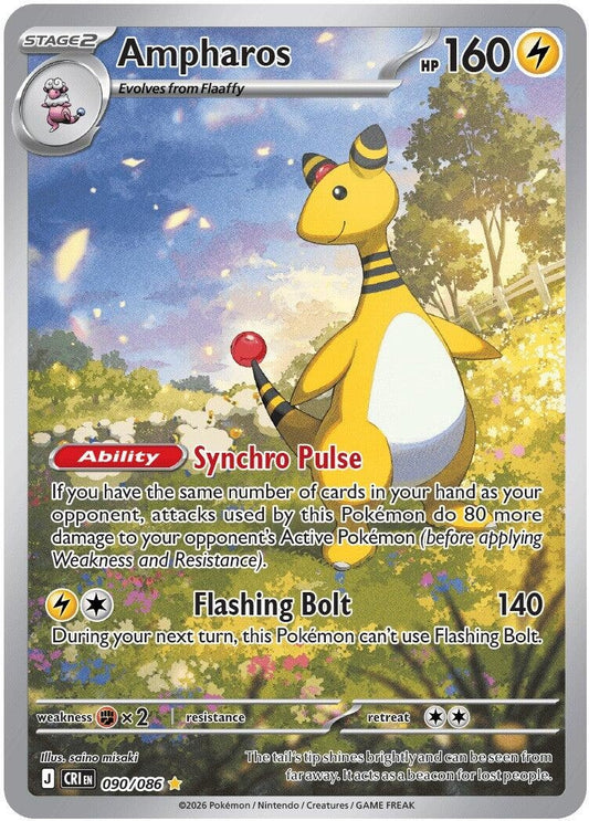 Ampharos [090/086] (ME04: Chaos Rising)