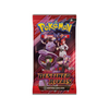 Pokémon TCG Scarlet & Violet Destined Rivals boosterpakje met rode achtergrond, Team Rocket-personages en paarse Pokémon, 10 kaarten