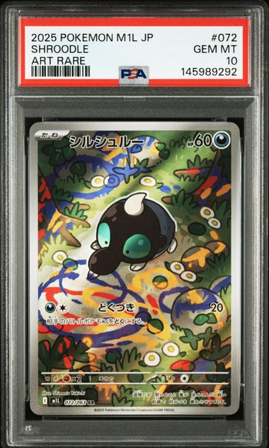Pokémon TCG - Shroodle 072 - PSA 10
