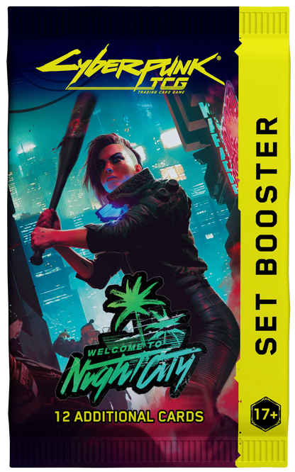 Boosterpack uit Cyberpunk TCG Welcome To Night City