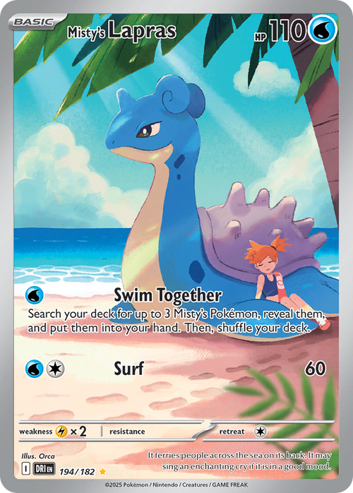 Misty's Lapras (Illustration Rare)