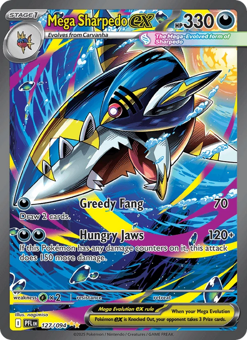 Mega Sharpedo ex (Special Illustration Rare)
