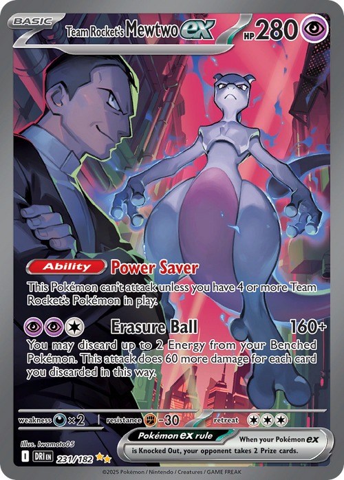 Team Rocket's Mewtwo ex (Special Illustration Rare)